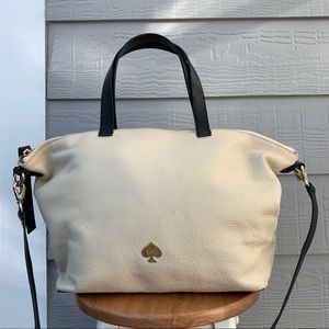 Kate Spade White Padded Leather Tote